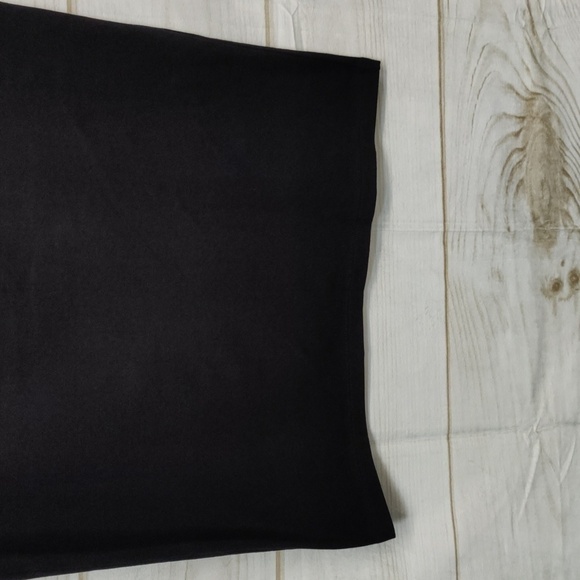 Torrid Black Fold Over Waist Pencil Skirt, Size 2 - Picture 3 of 9